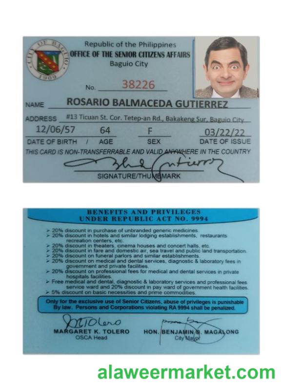 Philippines citizens affairs card